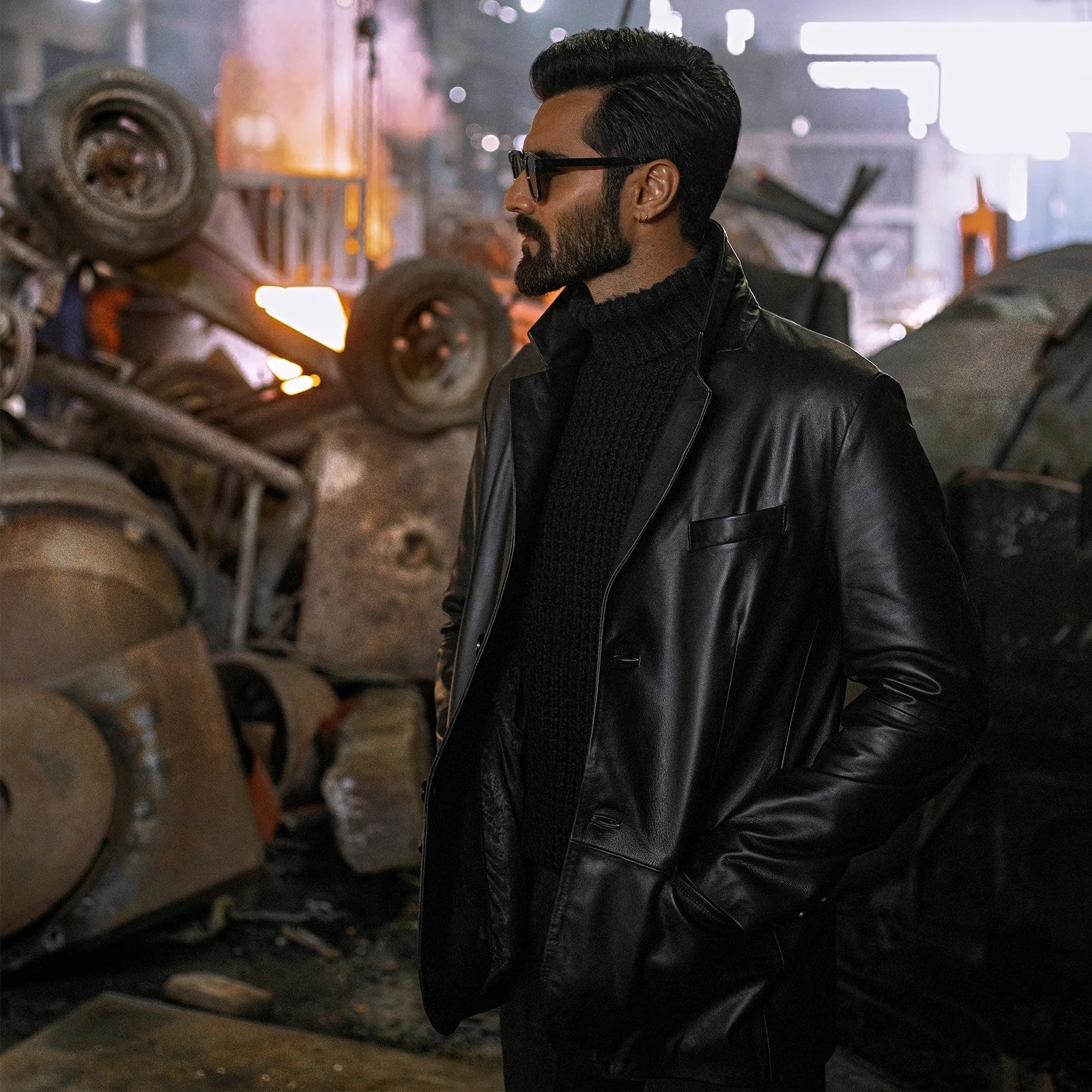 Traditional Leather Coat