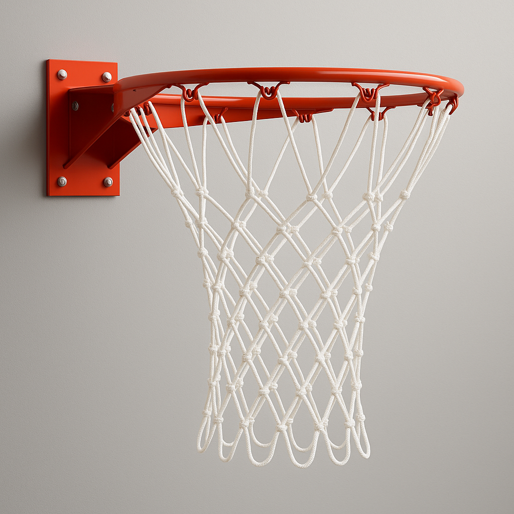Markwort Anti-Whip Basketball Net - White