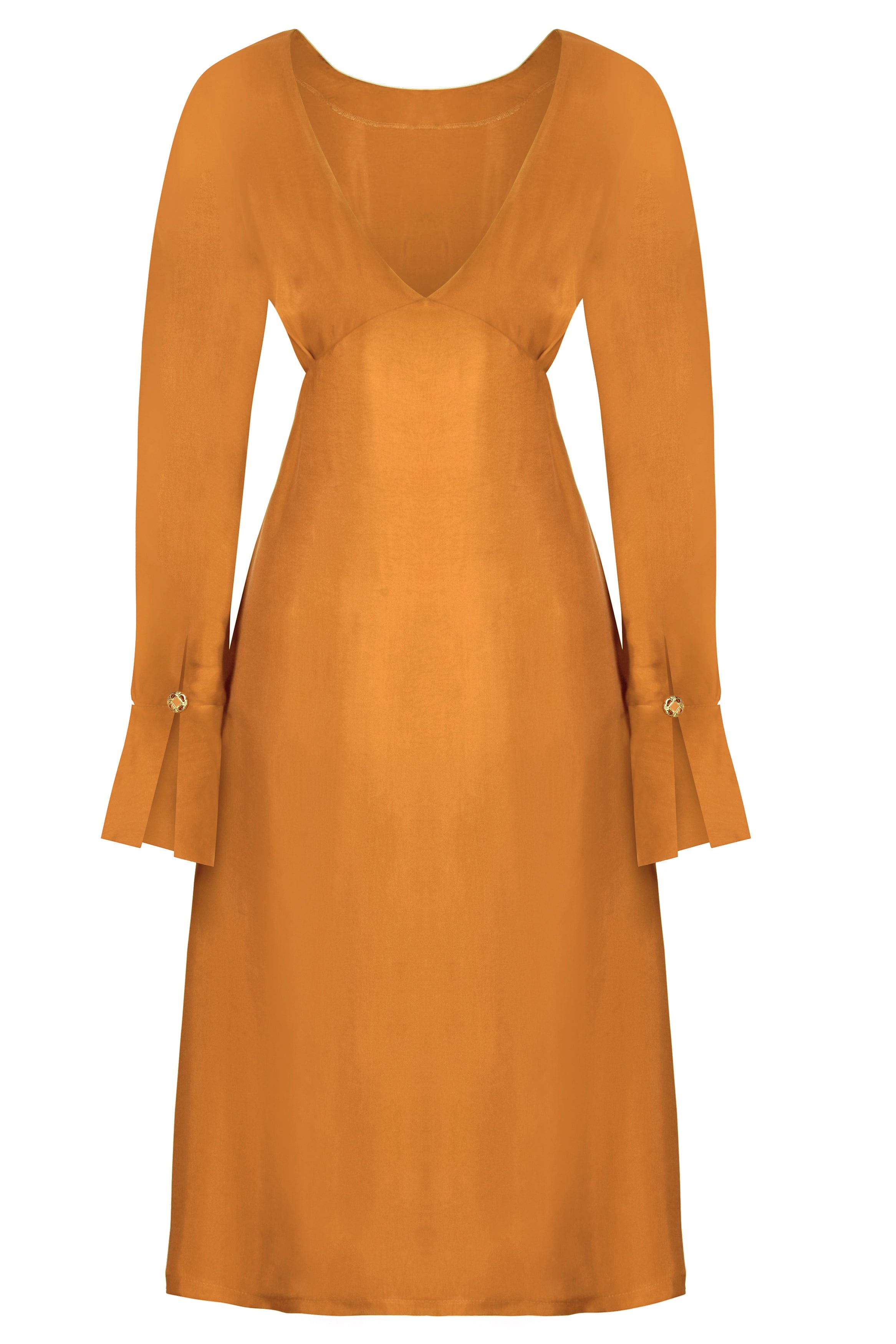 Mustard Yellow Midi Dress