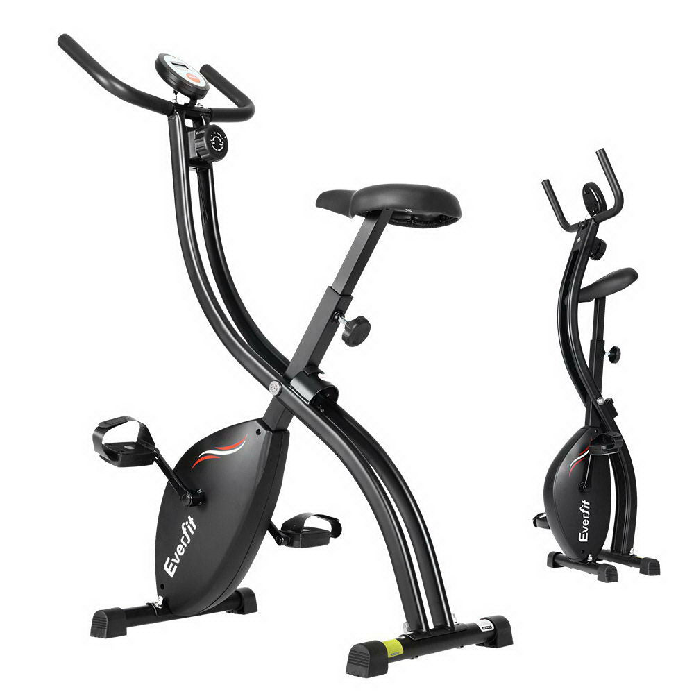 NNEDSZ Exercise Bike X-Bike Folding Magnetic Bicycle Cycling Flywheel Fitness Machine