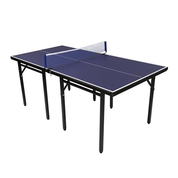 8 Legs Table Tennis Table for Kids Dark Blue Desktop