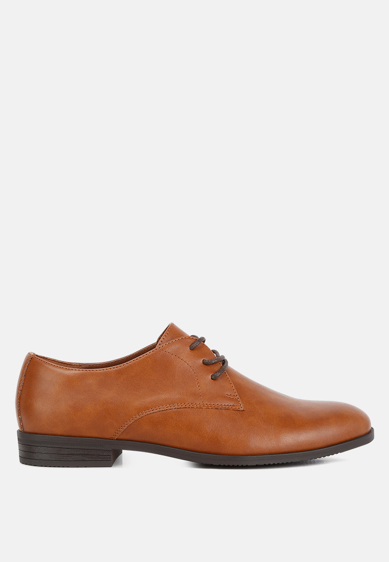 Finch Men's Minimalist Derby Shoes
