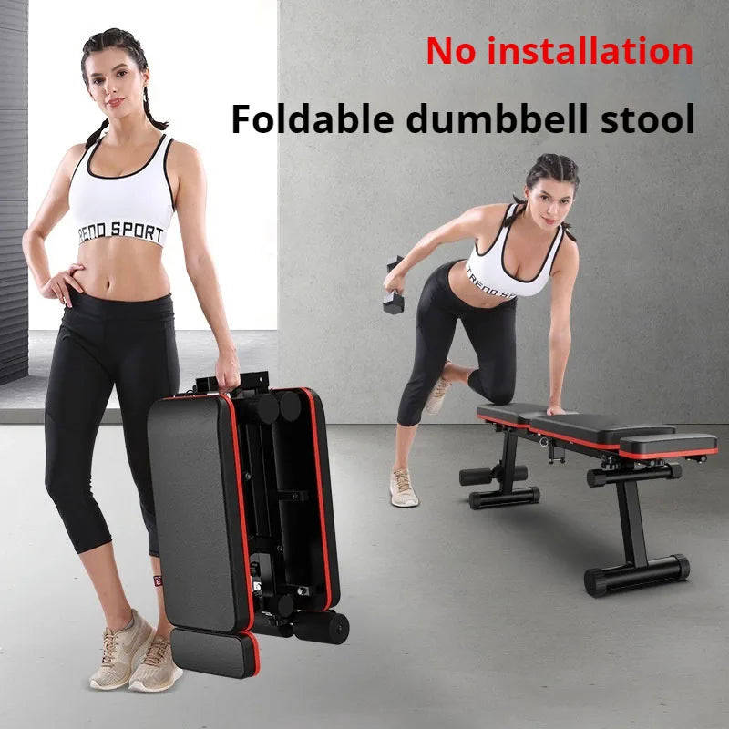 NNEOBA Multifunctional Folding Fitness Bench Stool