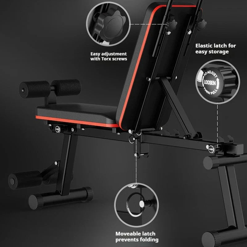 NNEOBA Multifunctional Folding Fitness Bench Stool