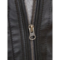 MEN BLACK LEATHER BIKER JACKET FENTON