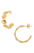 Daisy Hoop Earrings