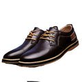 NNEOBA Mens Genuine Leather Brogue Oxford Dress Shoes (Zongse)