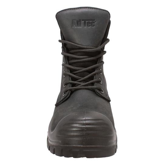 Men's 6" Black Waterproof Composite Toe Work Leather Boots