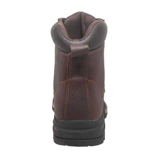 Men's 6" Brown Work Leather Boots