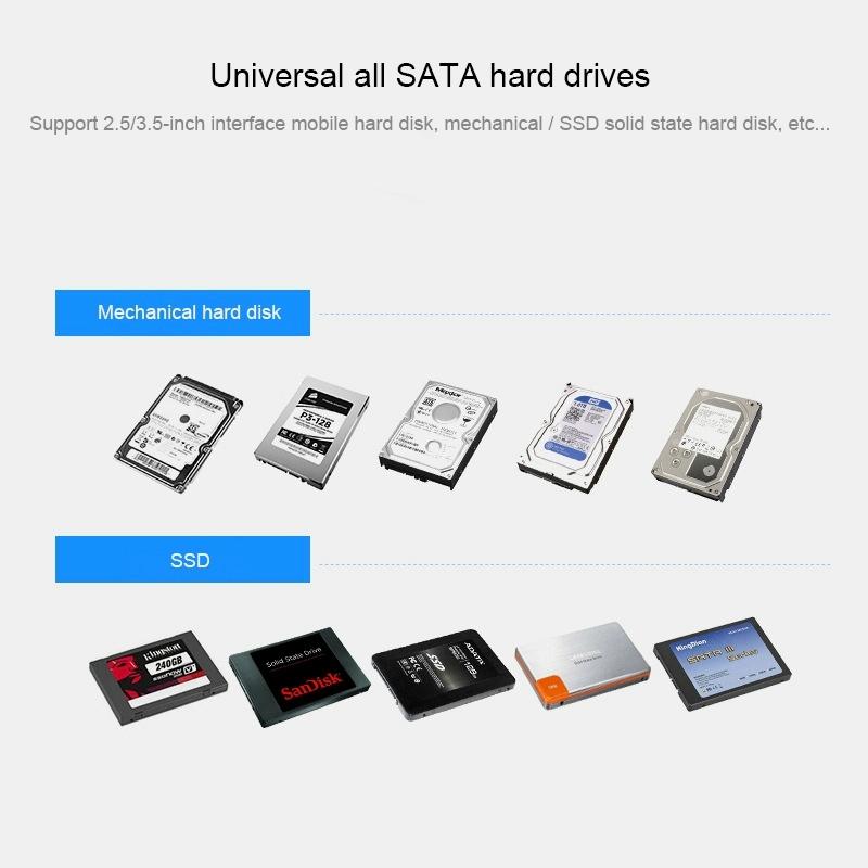NNEIDS Usb3.0 External Ssd Enclosure For Laptops / Desktops - Universal Fit