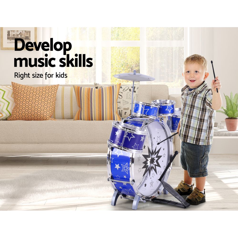 NNEDSZ 11 Piece Kids Drum Set