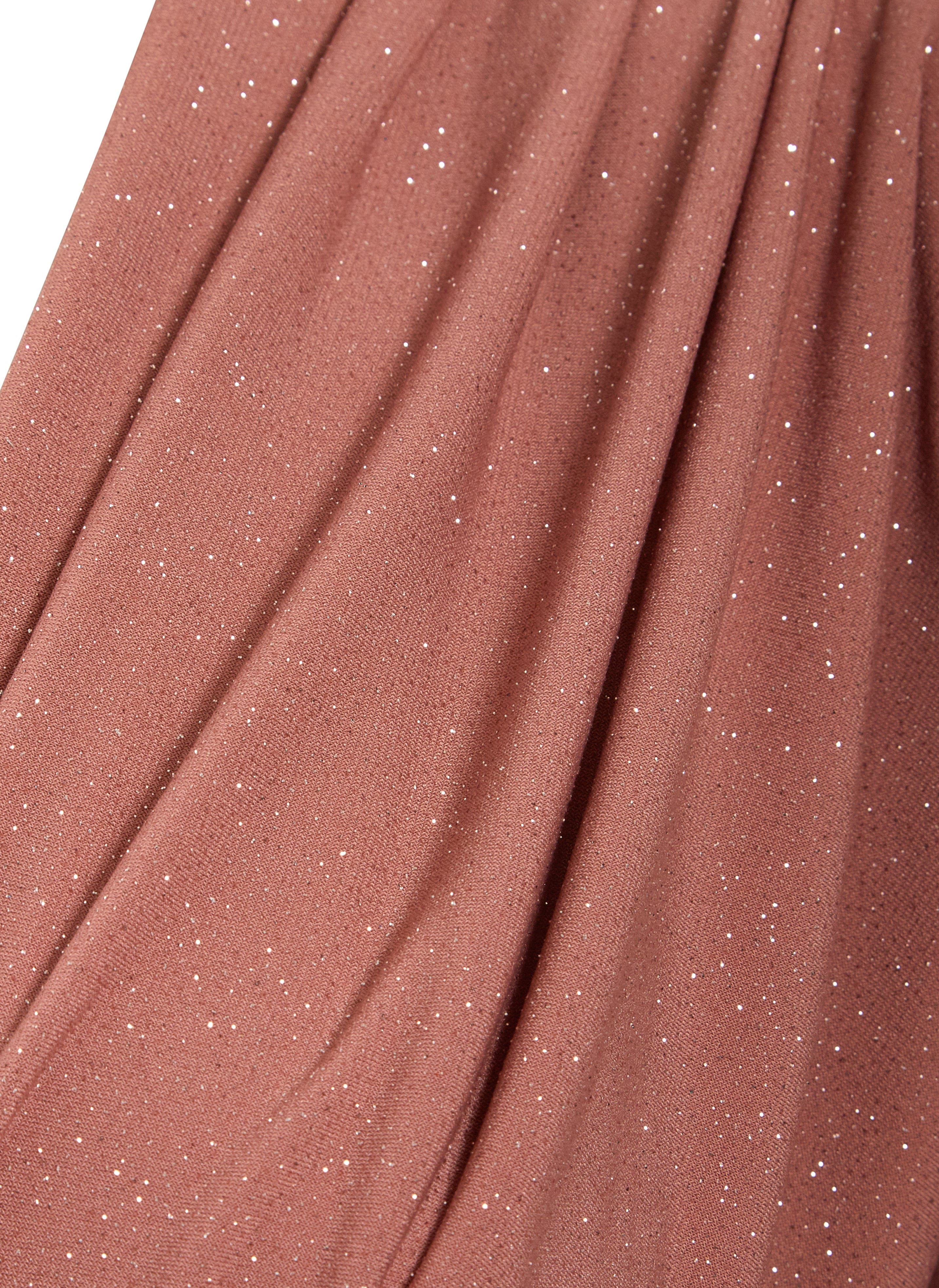Rose Gold Twist Knot Front Dress