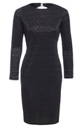 Black Twisted Backless Dress