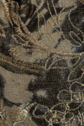 Golden & Black Italian Lace Pouch Bag