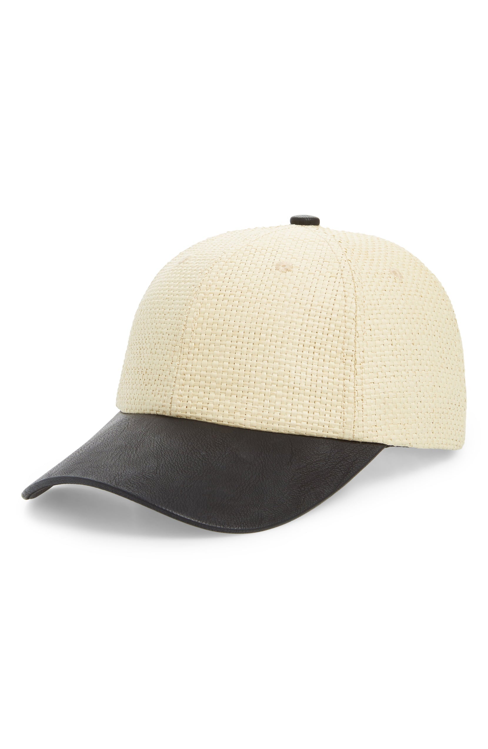 Straw Baseball Cap