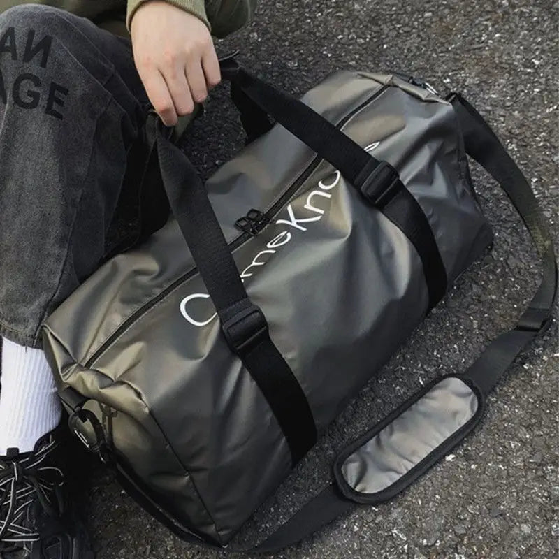 NNEOBA Fitness Travel Sports Bag Gold