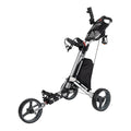NNEDSZ Golf Club Buggy Trolley Cart Compact Foldable 3 Wheel