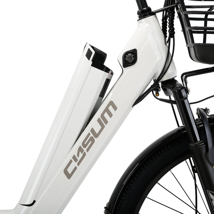 CYSUM X-City women e bike - 26 inch aluminum, 250w 10Ah, top speed 25km/h, EN certified