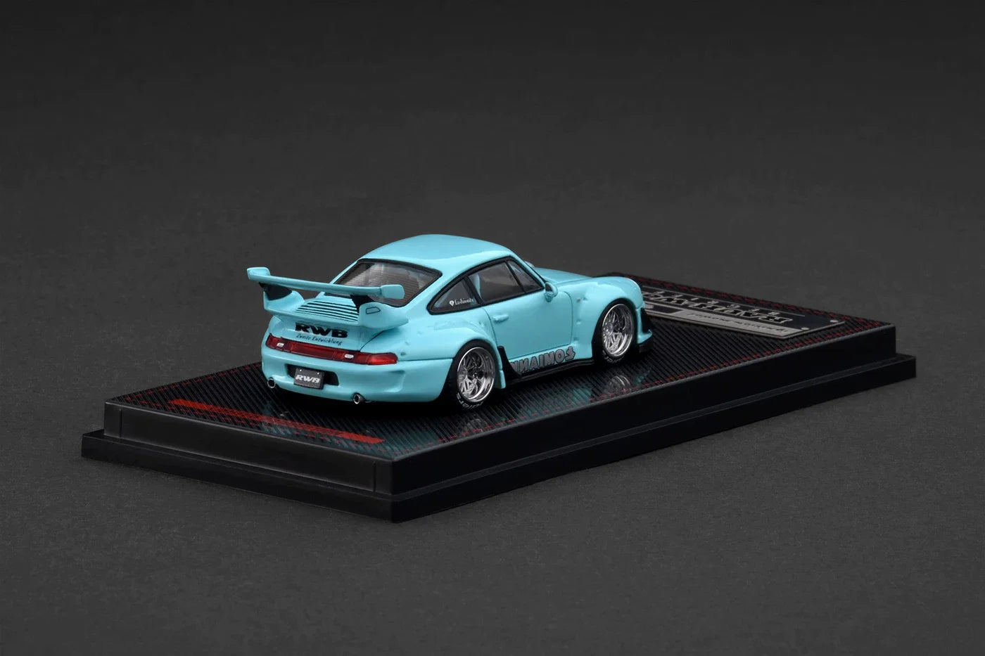 Ignition Model 1:64 Porsche 911 RWB 993 "Blue Green" Diecast Model Car #IG3872 In Stock Ready To Ship
