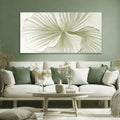 Green Ginkgo Botanical Framed Canvas 29x58 Art work
