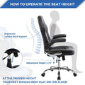 Ergonomic Gaming Chair With Height Adjustability Black