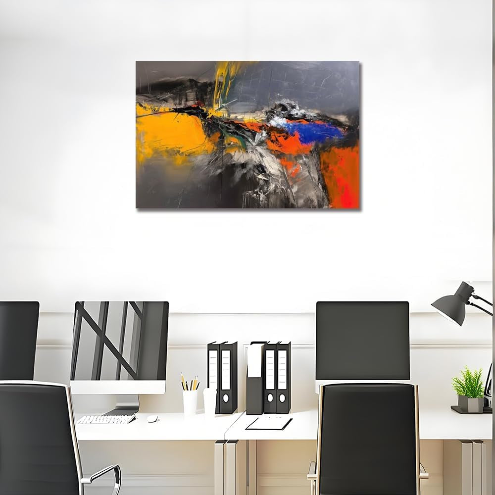 Abstract Wall Art 36x24 Inches Enchanting Painting
