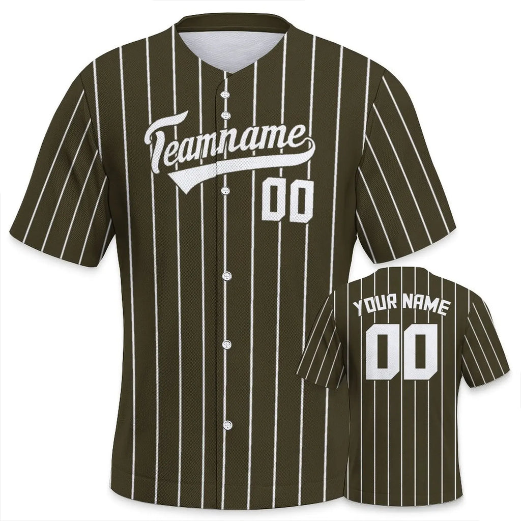 Men's Custom Baseball Jersey Solid Pinstripe Personalized Name Number Printing Fans Gift Baseball Team Shirt for Sportswear