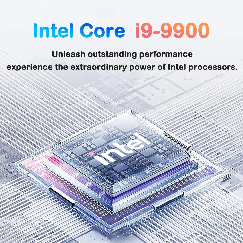 Portable Intel Core I9-9900 New 14.1 Laptop 32GB 2TB Gaming PC Ultra Slim Windows 11 Pro 1920*1080 HD Office Study Computer PC