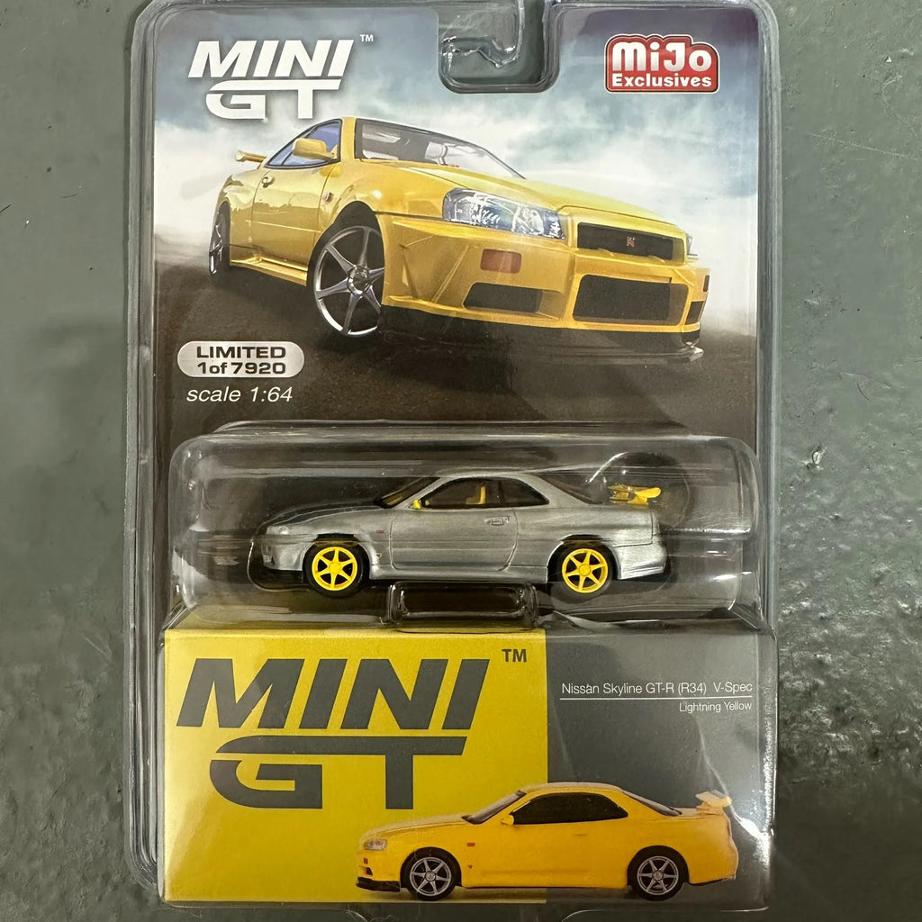 NEW **CHASE** MINIGT 1:64 GTR R35 SILVIA S15 RX7 FD3S LBWK KUMA Skyline Kenmeri KPGC110 Diecast Car Model Toys