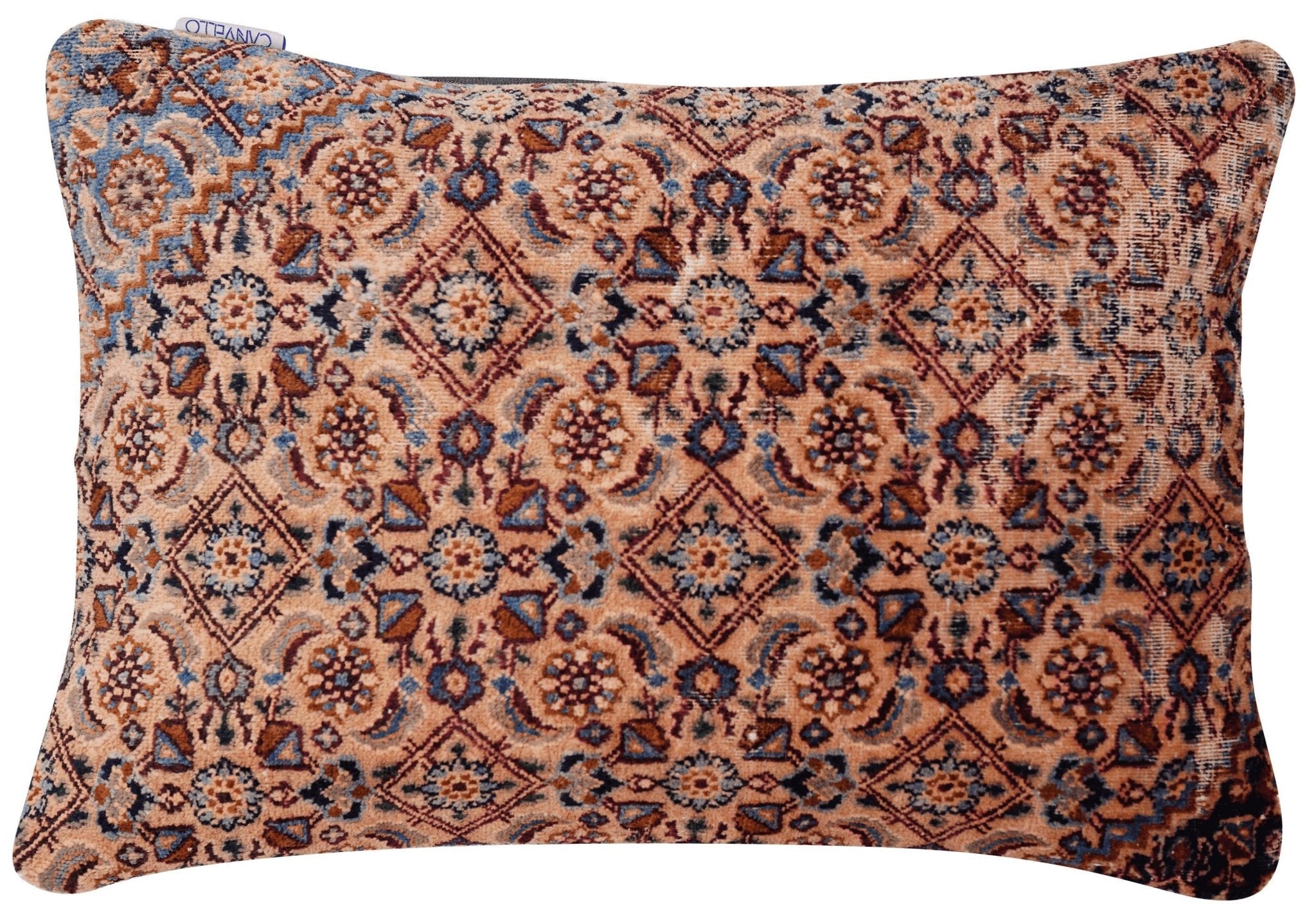 Canvello Antique Rug Silkroad Throw Pillows - 16"x24"