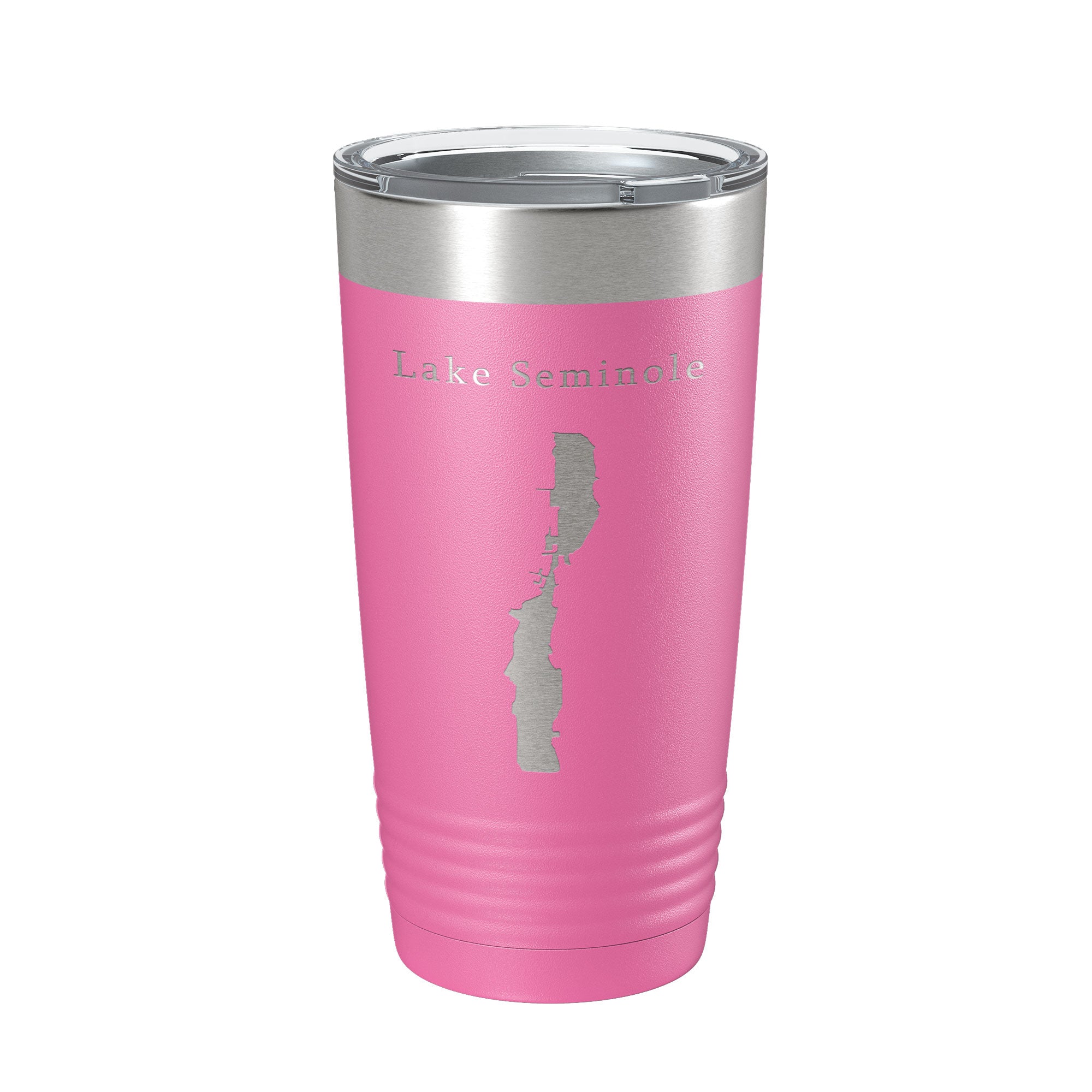 Lake Seminole Largo Map Tumbler Travel Mug Insulated Laser Engraved Coffee Cup Florida 20 oz