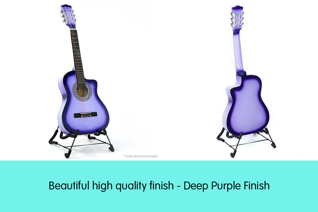 NNEDPE Childrens Acoustic Guitar Kids - Purple