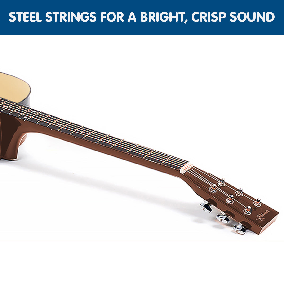 NNEDPE 38in Pro Cutaway Acoustic Guitar with guitar bag - Natural