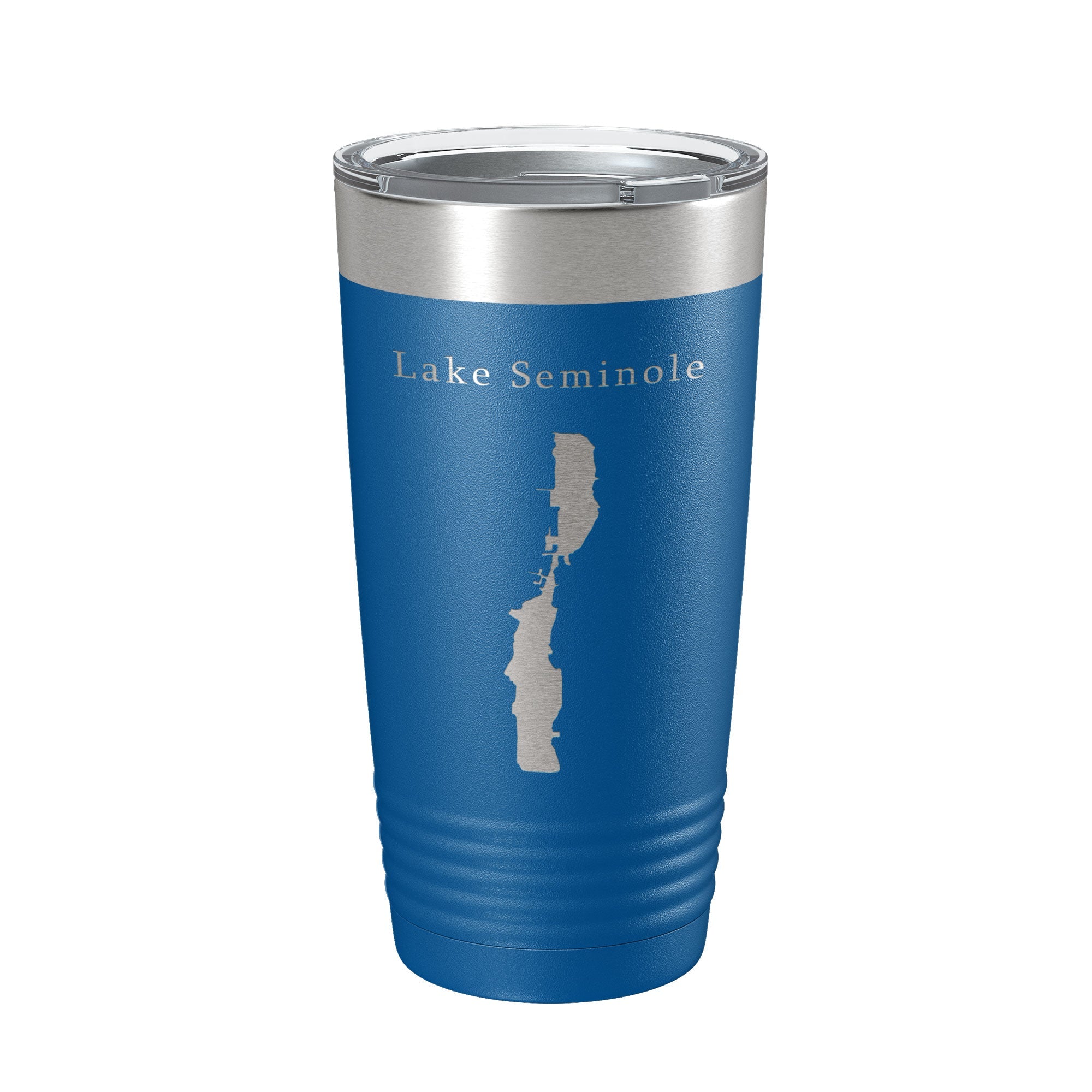 Lake Seminole Largo Map Tumbler Travel Mug Insulated Laser Engraved Coffee Cup Florida 20 oz
