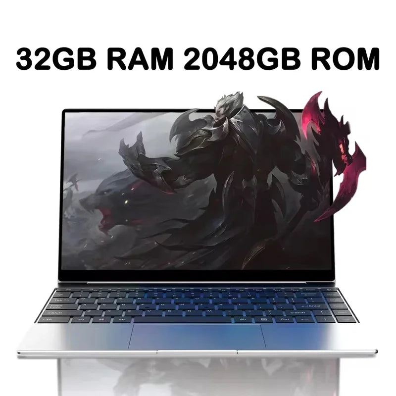15.6" New Ultra‑Thin High‑Performance Laptop Intel Core I9‑9900 Processor, 32GB Large RAM + 2TB Massive, 1080P, Windows 11 Pro,