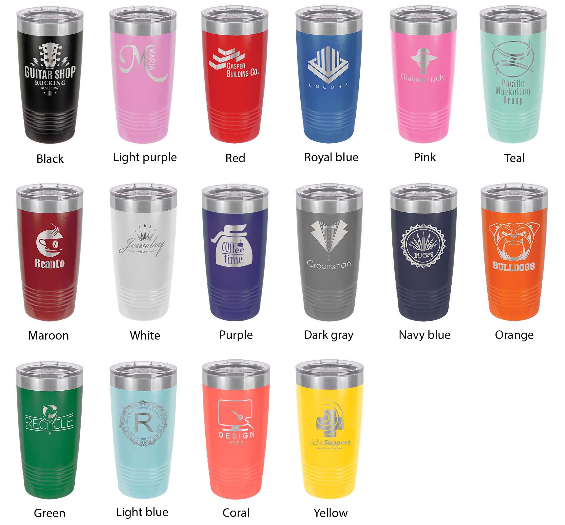 Lake Seminole Largo Map Tumbler Travel Mug Insulated Laser Engraved Coffee Cup Florida 20 oz
