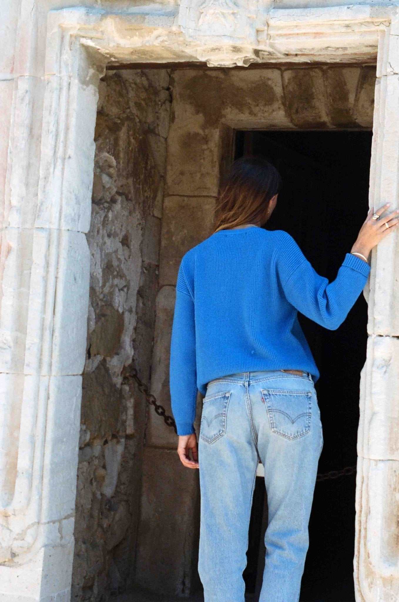 Charles Sweater - Bright Blue Sweater
