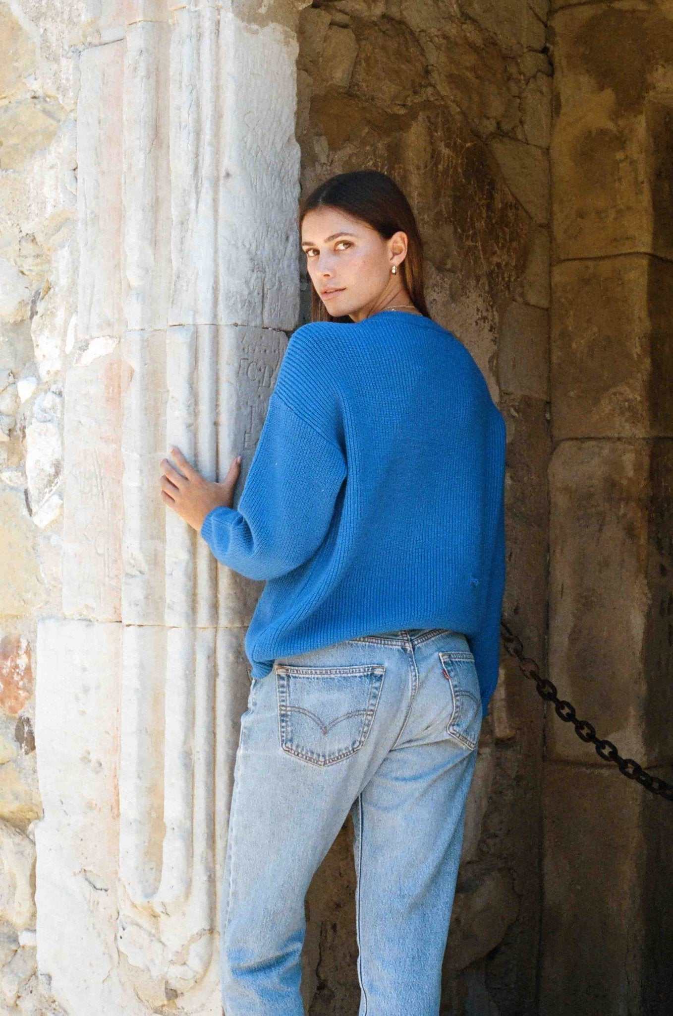 Charles Sweater - Bright Blue Sweater