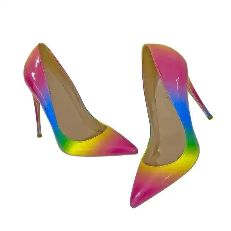 Colorful High Heels Stiletto Shoes