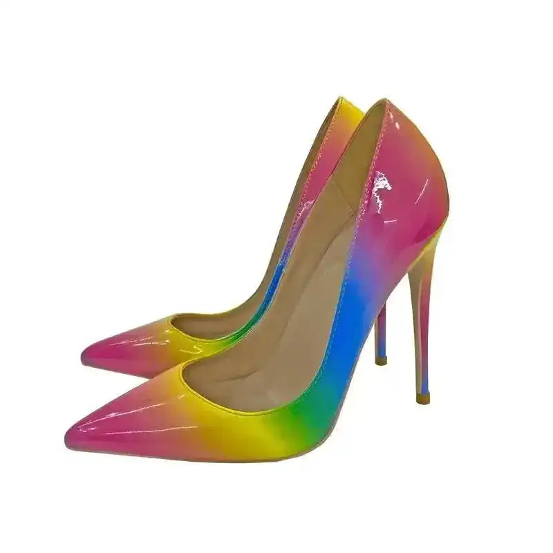 Colorful High Heels Stiletto Shoes