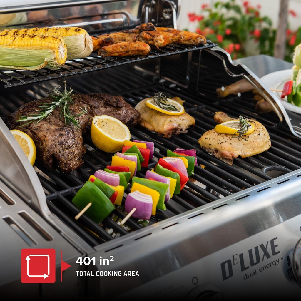 Stainless Steel Propane Gas Grill 401 Square Inches