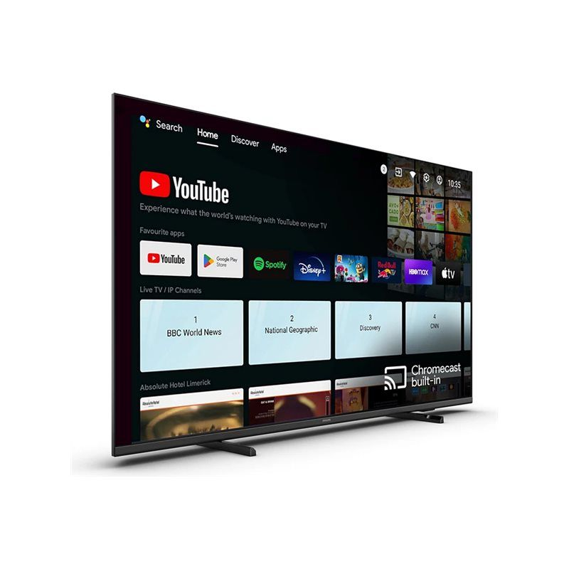 Philips 50HFL4518U/12 vendéglátóipari TV 127 cm (50") 4K Ultra HD 350 cd/m² Smart TV Fekete 20 W (50HFL4518U/12)