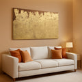 Exquisitely Detailed Canvas Wall Art 24x48 Gold Foil