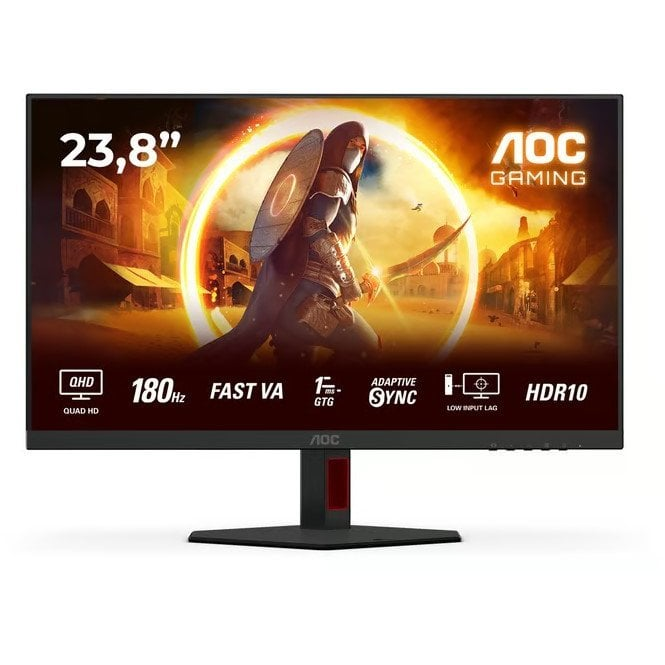 AOC Q24G4RE Gaming Monitor 23,8" QHD IPS 180Hz Fekete (Q24G4RE)