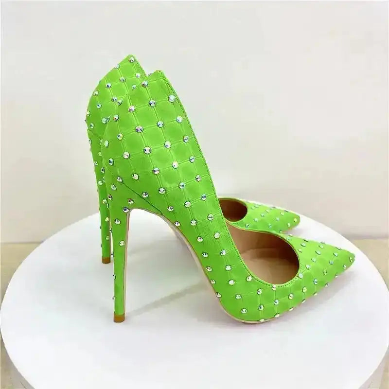 Diamond High Heels Stilettos Shoes