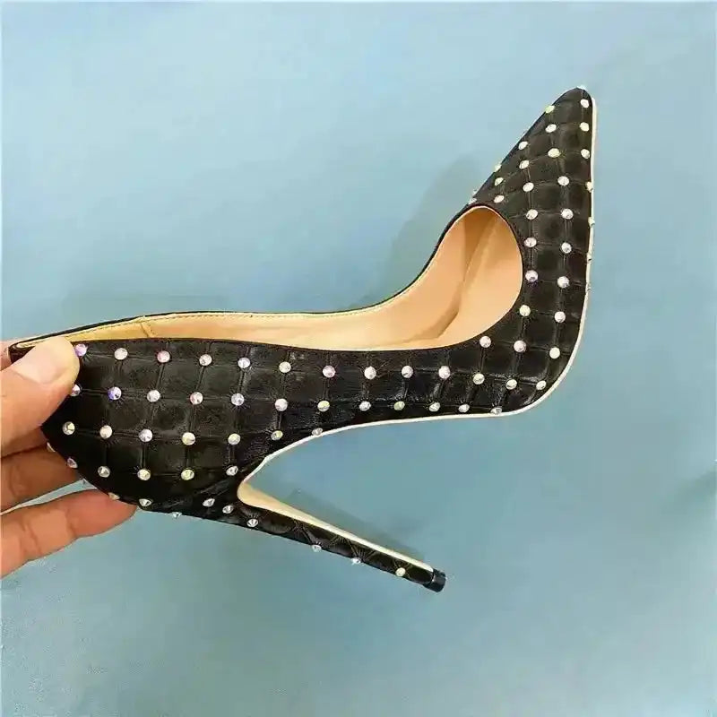 Diamond High Heels Stilettos Shoes