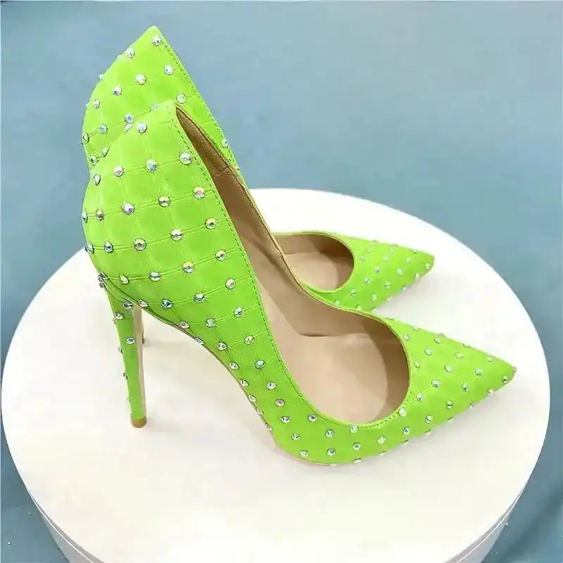 Diamond High Heels Stilettos Shoes