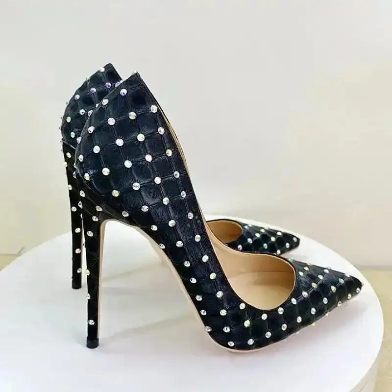 Diamond High Heels Stilettos Shoes
