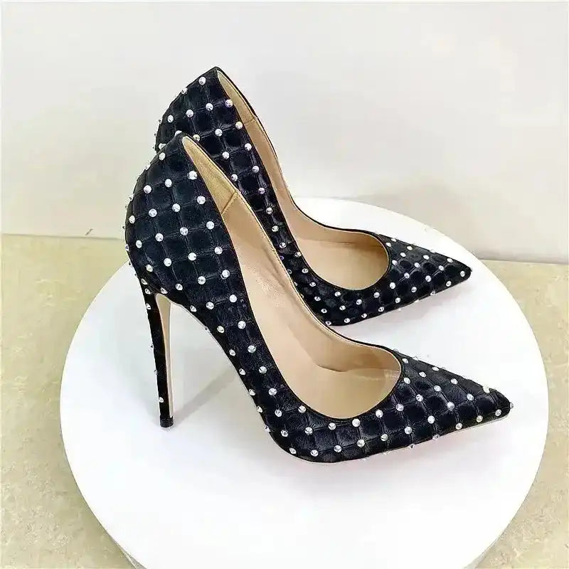 Diamond High Heels Stilettos Shoes