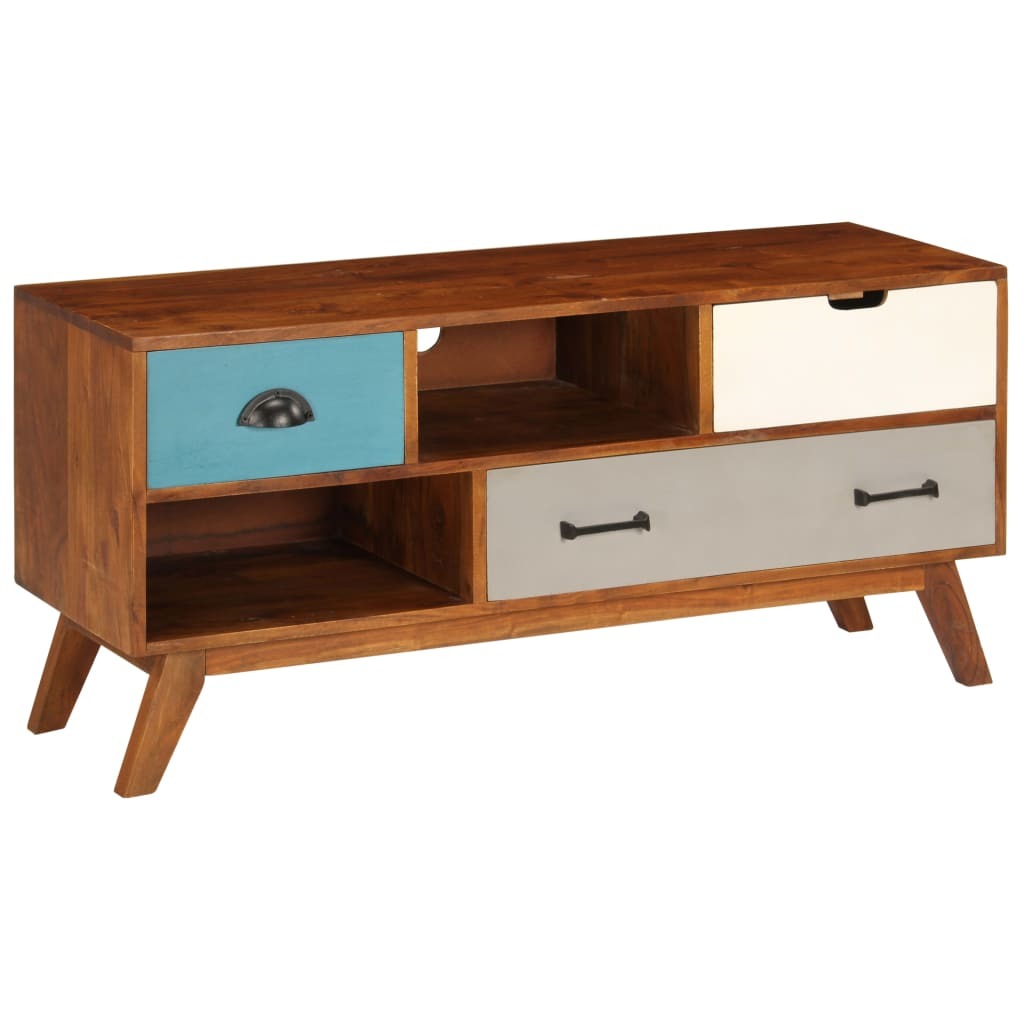 TV Cabinet with 3 Drawers 43.3"x13.7"x19.6"